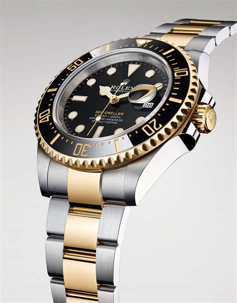 rolex sea dweller gold and steel|rolex sea dweller price uk.